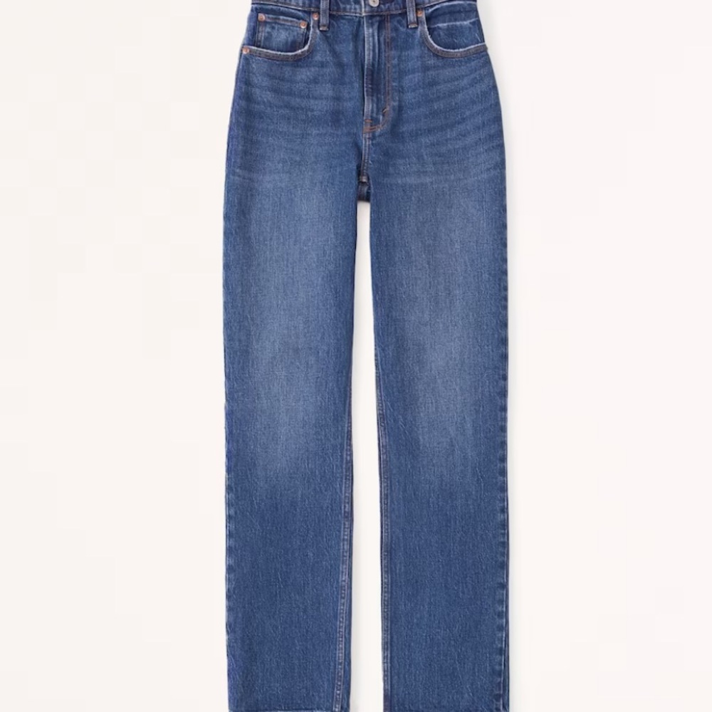 Abercrombie curve love 90s straight jean